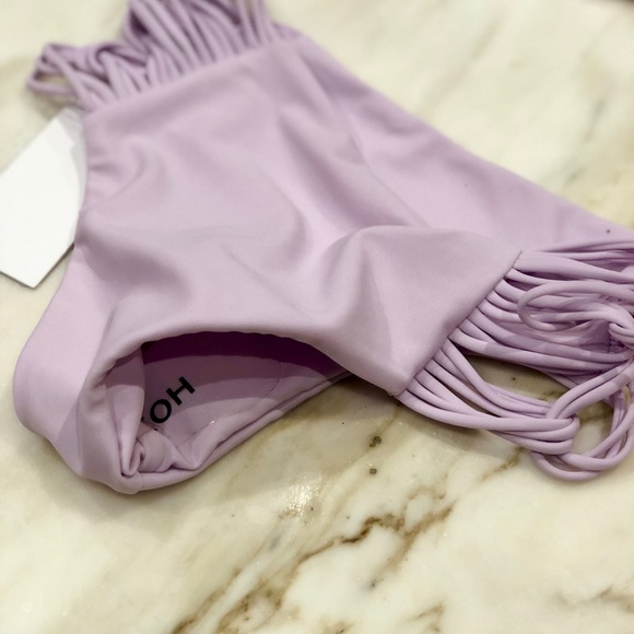 MIKOH Sunset Skinny String Bandeau Bikini NWT - Picture 4 of 5